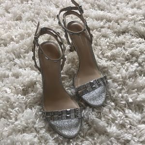 BCBGeneration women’s ankle strap 2 1/2 inch pumps